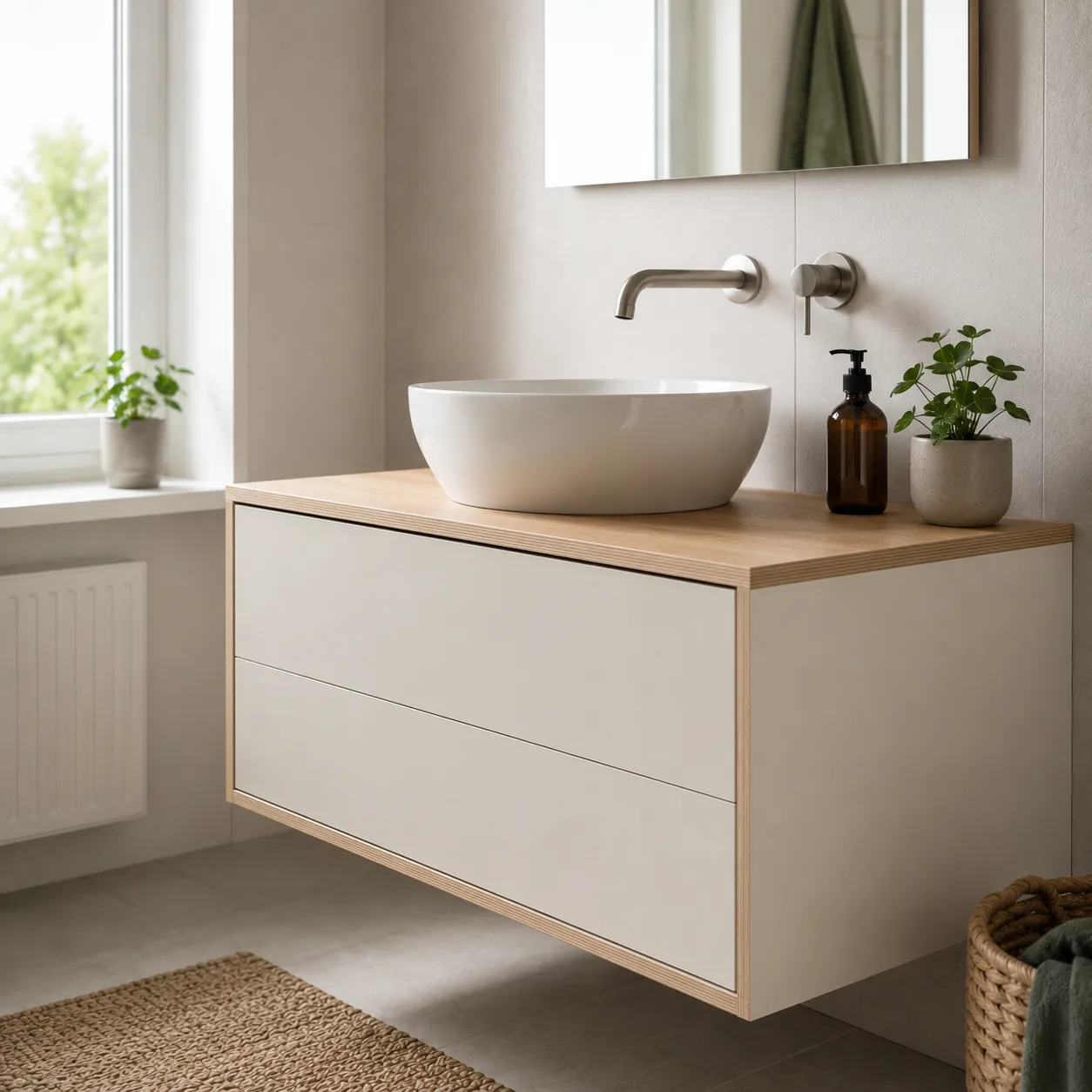 Voorbeeldimpressie: Wastafelmeubel 80 cm (vochtwerend)