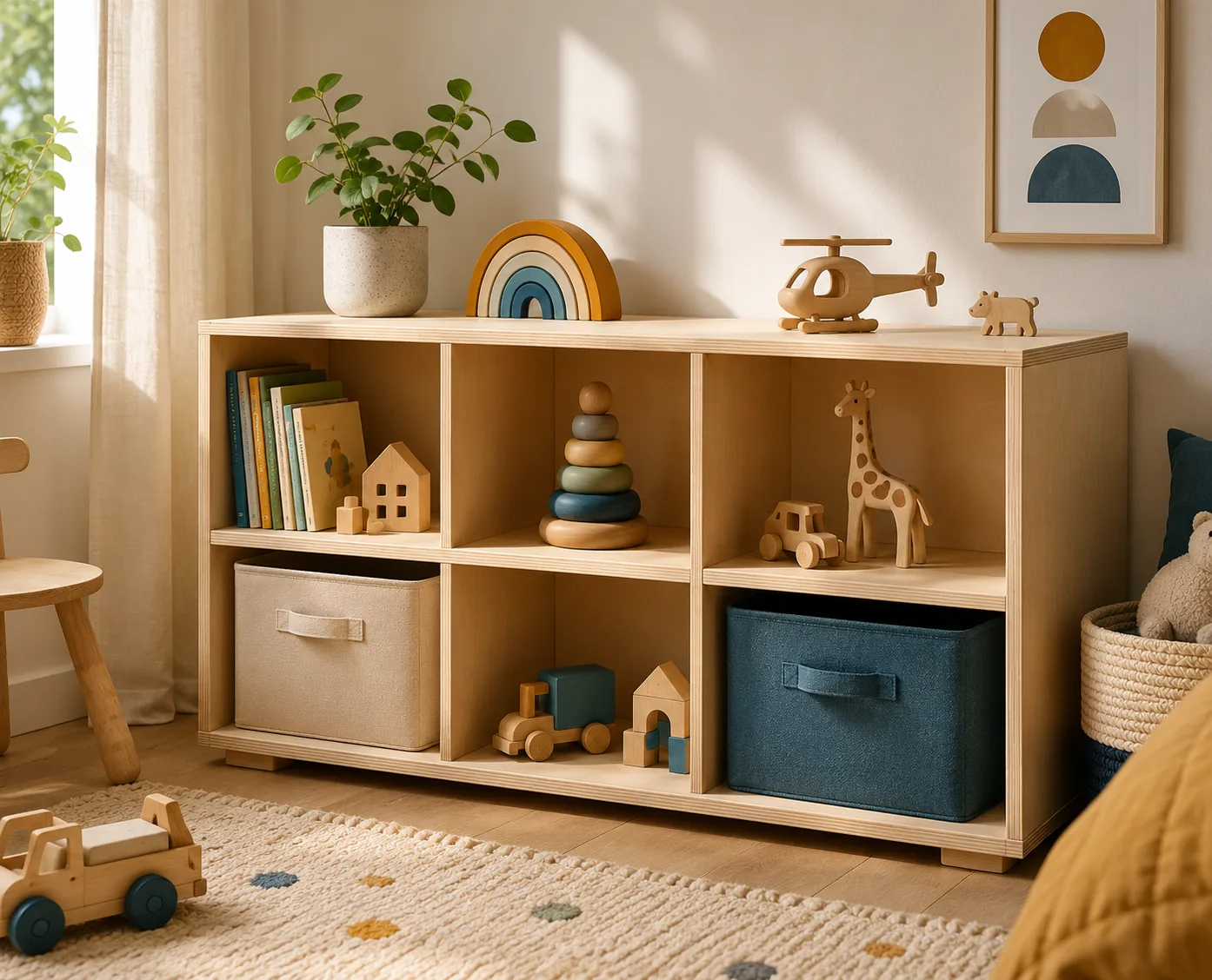 Voorbeeldimpressie: Kinderboekenkast 70 × 100 cm