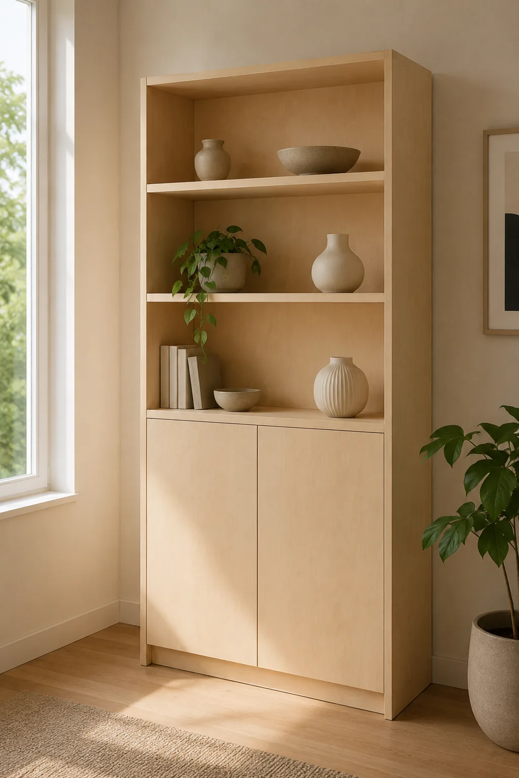 Voorbeeldimpressie: Drank- en vitrinekast 70 × 160 cm