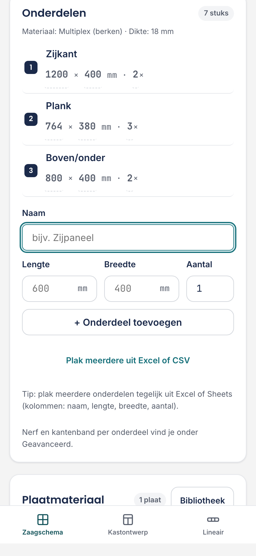 Het hoofdscherm op een telefoon.